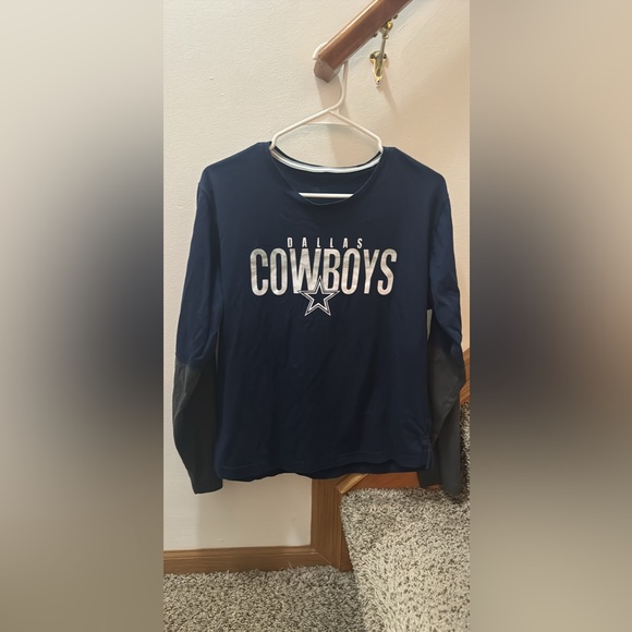 NFL Team Apparel Dallas Cowboys by Nike in Navy Blue - Picture 1 of 4